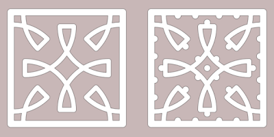 tile free paper cutting pattern