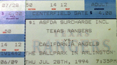 Rangers ticket