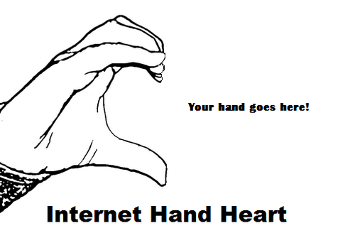 Internet Hand Heart