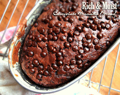 Rich & Moist Chocolate Banana Bread