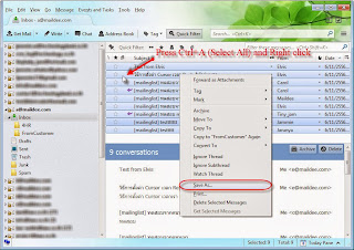 ในโปรแกรม Thunderbird