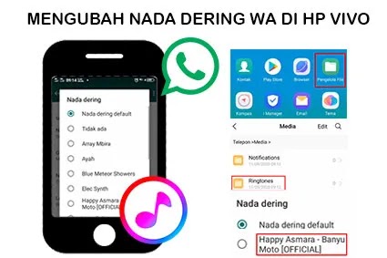 cara mengubah nada dering wa di hp vivo