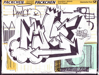 Graffiti Sketch, Wildstyle Graffiti