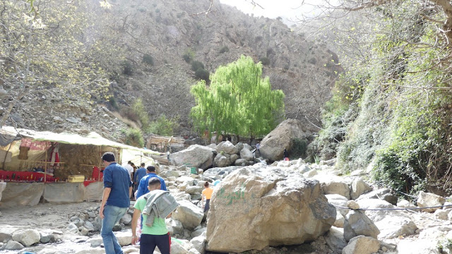 Wanderung zum Wasserfall, Setti-Fatma, Ourika-Tal, Marokko