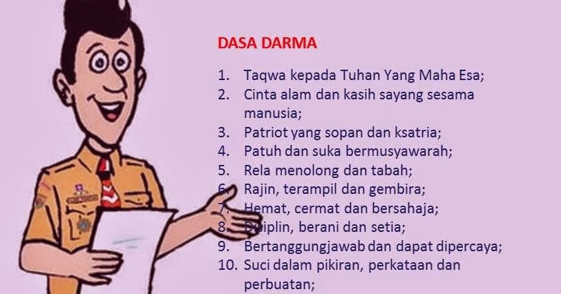  KODE  KEHORMATAN PRAMUKA  SEDIKIT BERBAGI