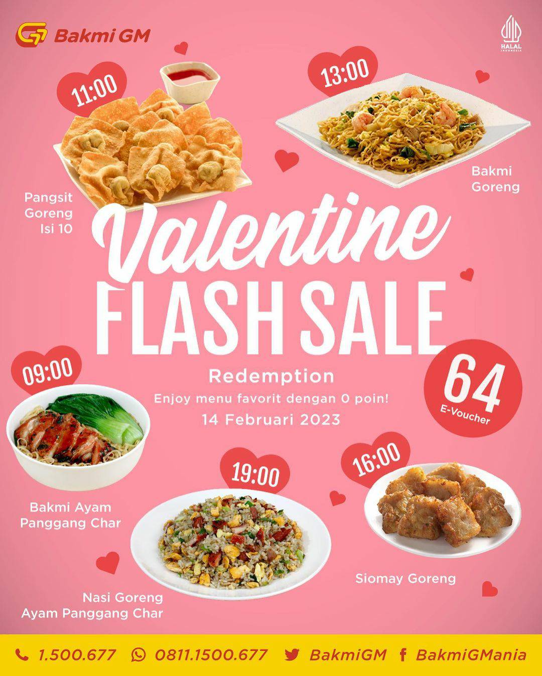 Promo BAKMI GM VALENTINE FLASH SALE