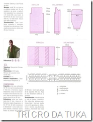 echarpe  verde a