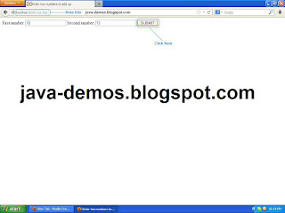  Here is an example on adding up two numbers in JSP Add two numbers in JSP easily