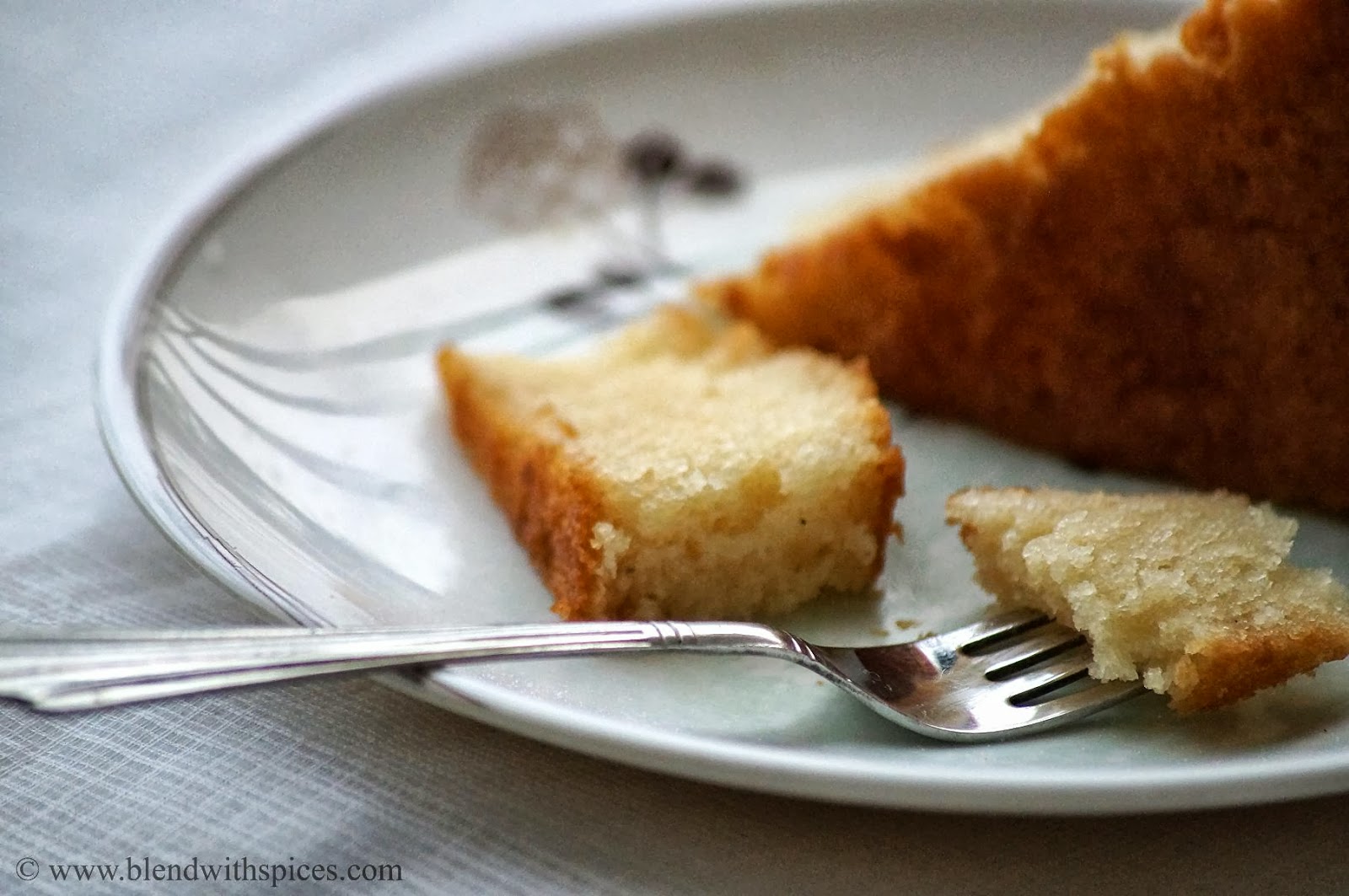 ... Sponge Cake Recipe - Eggless Basic Vanilla Cake (no eggs no butter