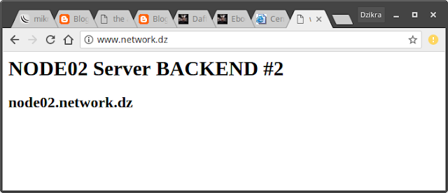 Konfigurasi proxy load balance Nginx pada CentOS 7