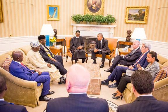 Buhari Entourage meets Obama