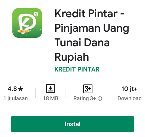 Pinjol, fintech, pinjaman online, Aplikasi Pinjaman Online, Kredit Pintar - Pinjaman Uang Tunai Dana Rupiah