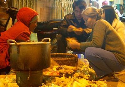 Toasted corn - winter gift of Hanoi