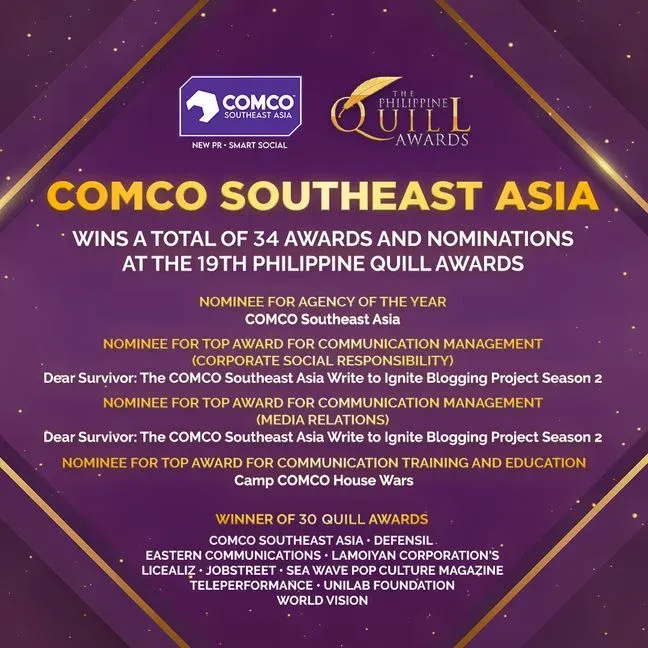 COMCO Southeast Asia Quill Awards