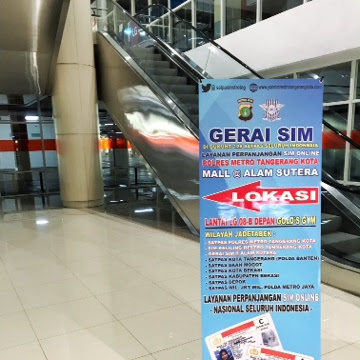 Perpanjang SIM di Mall Alam Sutera