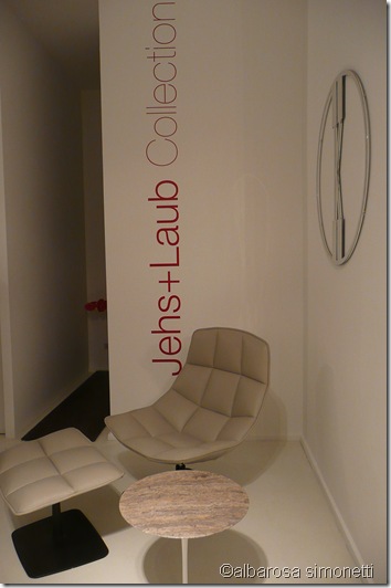 Knoll Jehs+Laub chiar and ottoman
