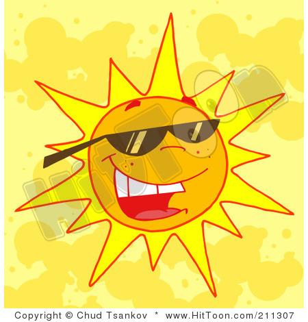 clip art sun with sunglasses. clip art sun with sunglasses.