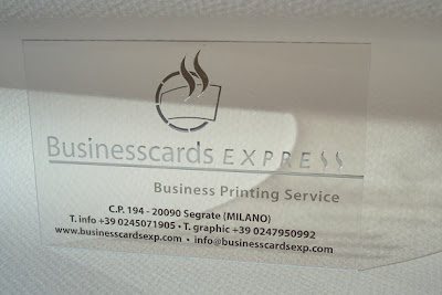  tarjetas de negocios transparentes