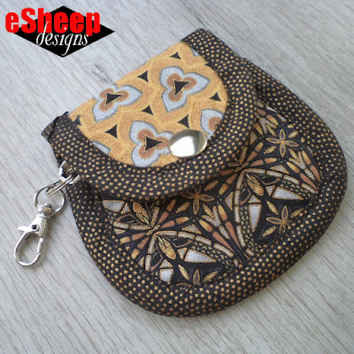 Scrappy Keychain Card Wallet by eSheep Designs