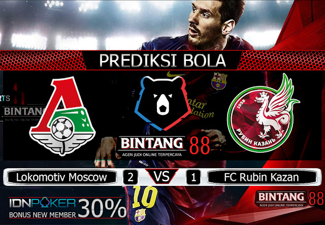 PREDIKSI BOLA - Pertandingan Liga Russia Premier League ini akan berlangsung pada tanggal 16 Juli 2019 pada pukul 00.00 Wib di Stadion KAZAN ARENA. Lokomotiv Moscow Vs FC Rubin Kazan akan saling beradu dengan performa yang baik. Berikut Prediksi Bola yang akan kami sajikan untuk anda.