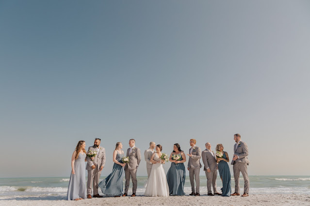 Sanibel Wedding Party Photo