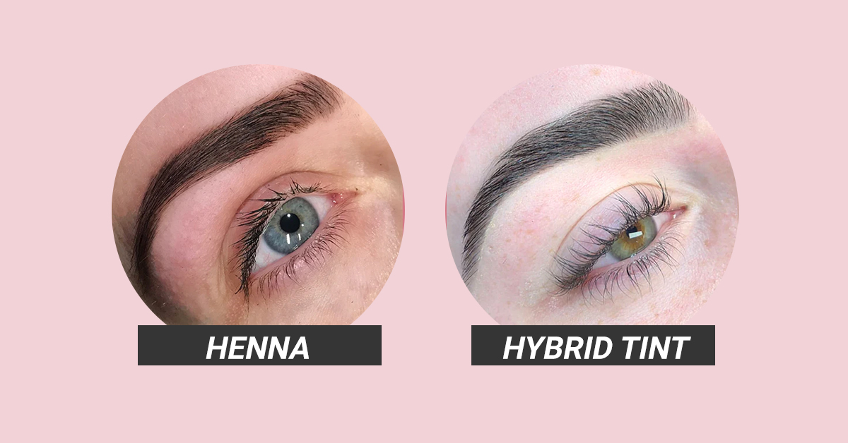 Hybrid brow dye vs henna