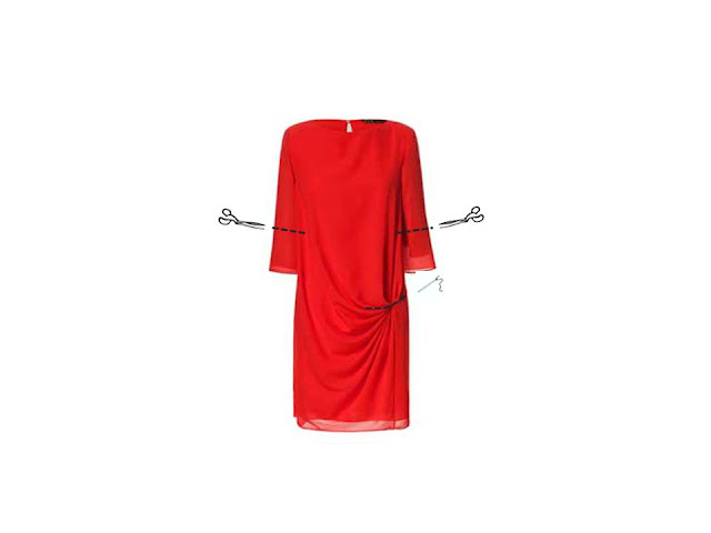 vestido rojo Zara