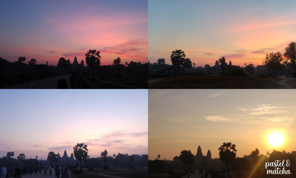 Le soleil se lève progressivement