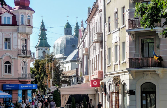 Тернопіль. Вул. Гетьмана Сагайдачного