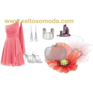 imagen look vestido asimetrico ceremonia