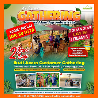 Customer Gathering kavling Nuansa Alam Agroeduwisata Bogor 251123 - kavlingnuansaalamdotcom - 085779009800