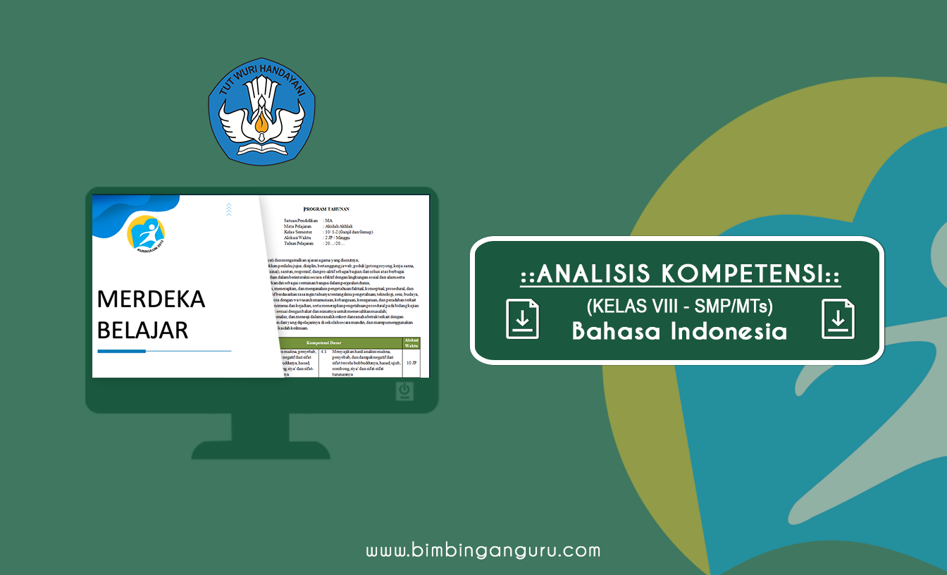 Analisis Kompetensi Bahasa Indonesia SMP Kelas VIII K13 Revisi 2022/2023 (Lengkap)