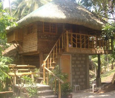 This is 2 storey modern design of Nipa Hut Philippines