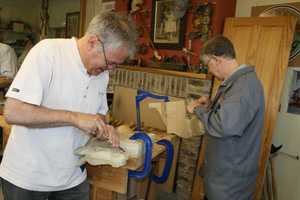 The Rocking Horse Shop: Rocking Horse Head-Carving Course - May 2011