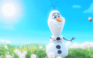 Animasi bergerak Olaf Frozen