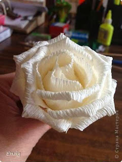 Cara Membuat Bunga Mawar Dari Kertas Krep