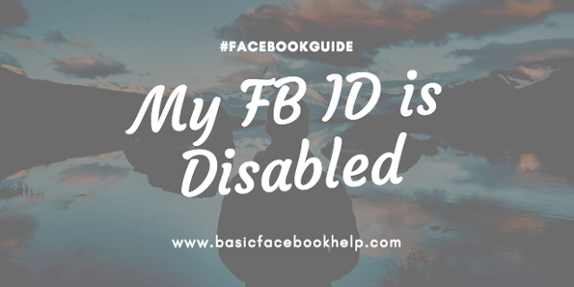 My FB ID is Disabled