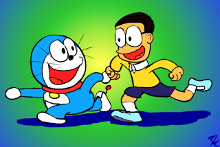 Gambar lucu terbaru Doraemon dan Nobita