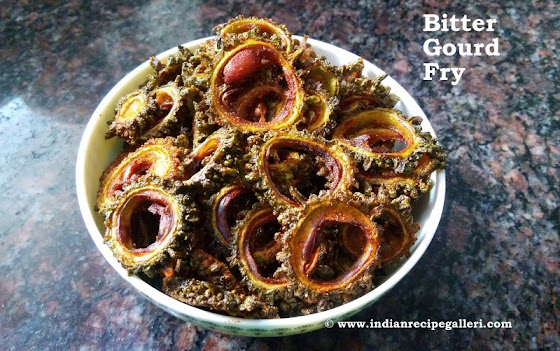 Kakarakaya Fry, Bitter Gourd Fry