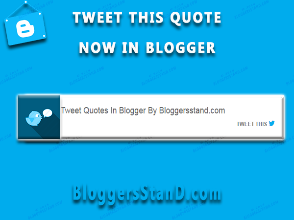 Install add tweet this quotes sentence paragraph in blogger posts template