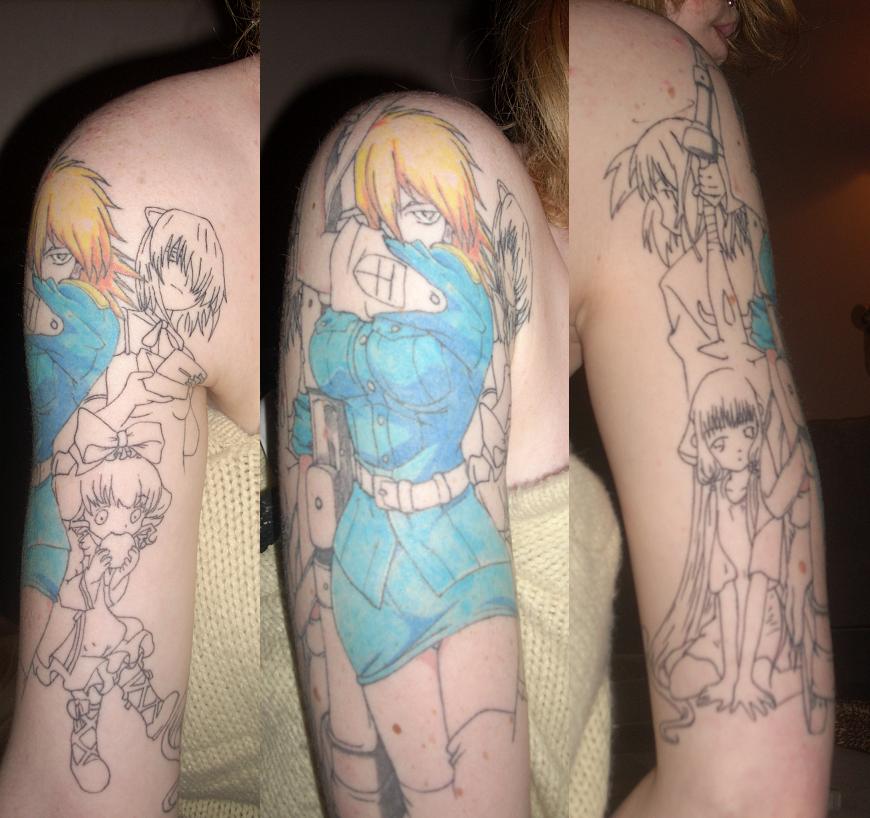 Collection tattoo sleeve tattoo Anime Sleeve Tattoo Design