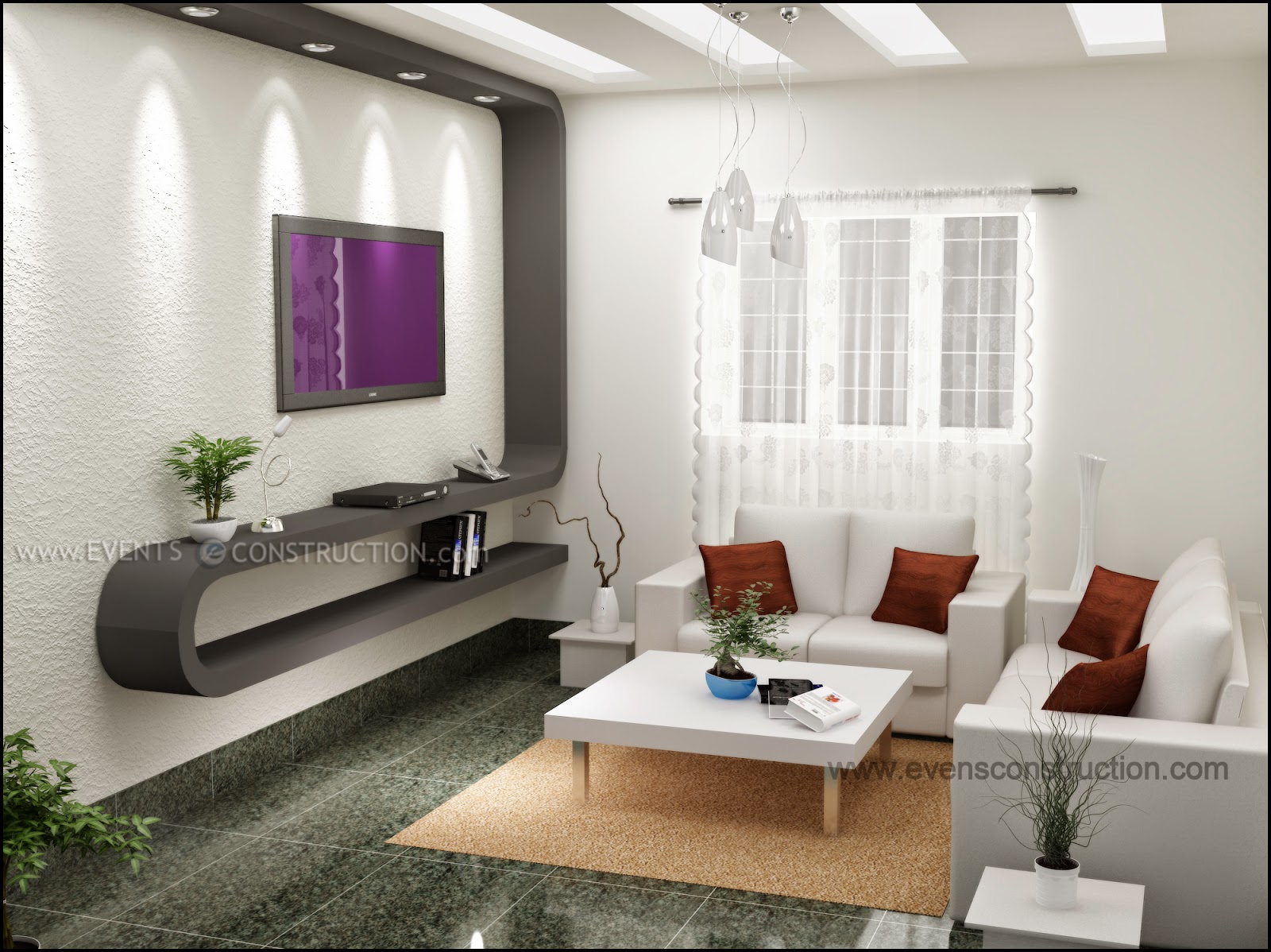  Kerala  home living  room  design  Dining Room  Interiors Photos