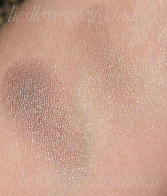 NYX True Taupe and NARS Lhasa eyeshadow comparison