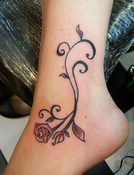 Ngrasany Tattoo: Beautiful Ankle Tattoos