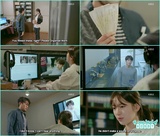  Noh Eul arranging and editing Joon Young video files - Uncontrollably Fond - Episode 15 Review