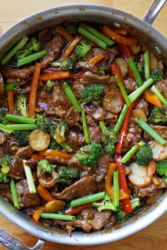 There's no need to order out! This easy 30 minute Mongolian beef stir-fry is fresh, flavorful and ready to go in a hurry!