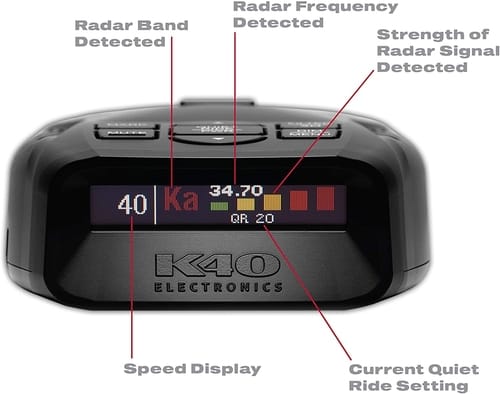 Review K40 Electronics Platinum100 Radar Laser Detector