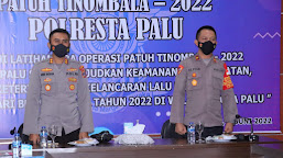  Polresta Palu Gelar Latihan Pra Ops Patuh Tinombala 2022 