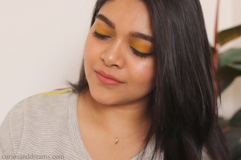 Curios And Dreams Makeup And Beauty Blog Yellow Eyeshadow Look