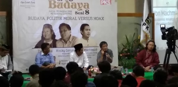 Rocky: Ruang Publik Sekarang Dikendalikan Kaum Sontoloyo